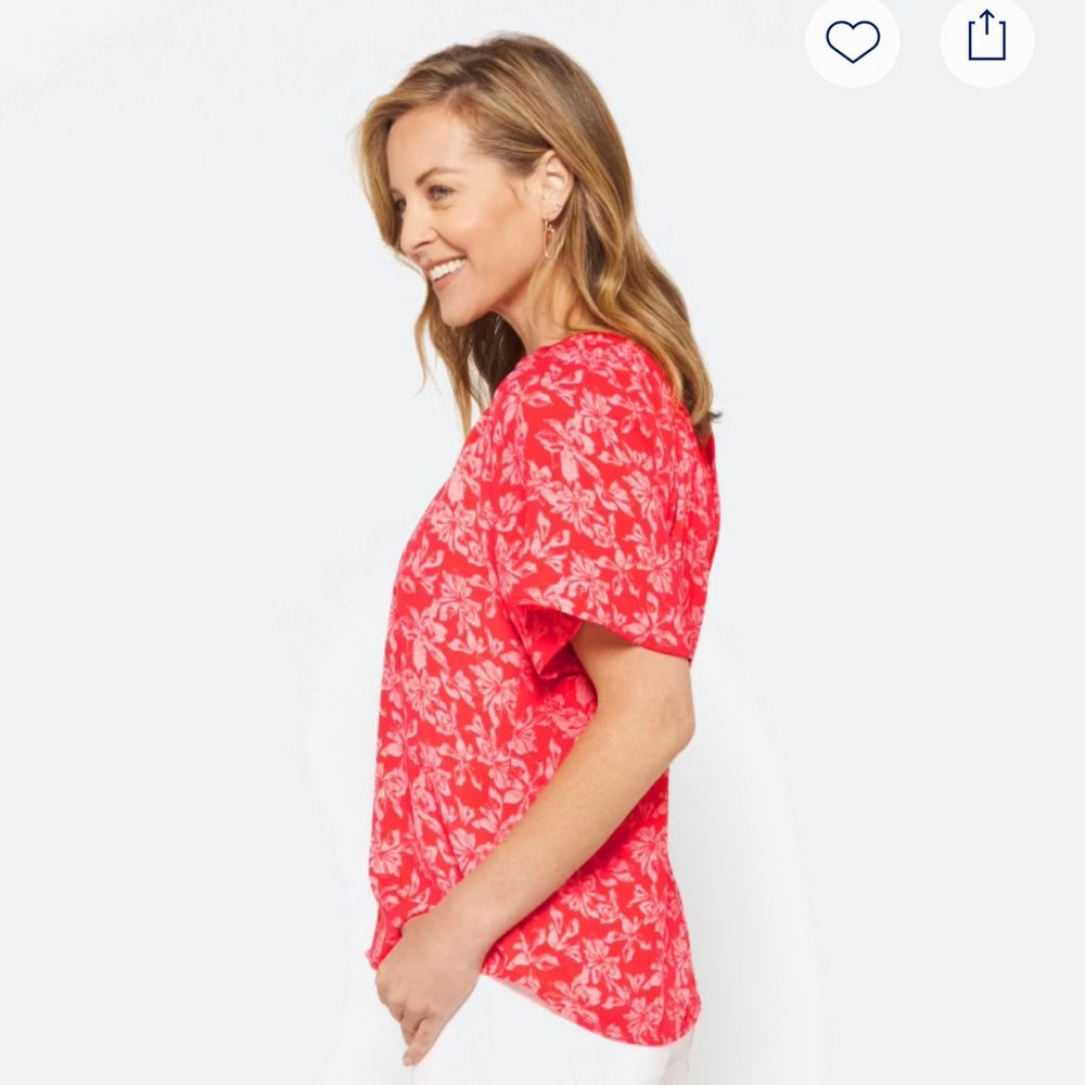 Charli Ruffle Sleeve Top - Picture 4 of 5
